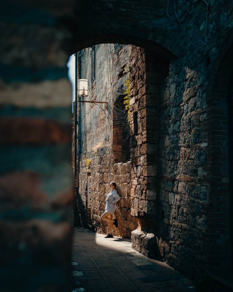 San Gimignano kitsad tänavad