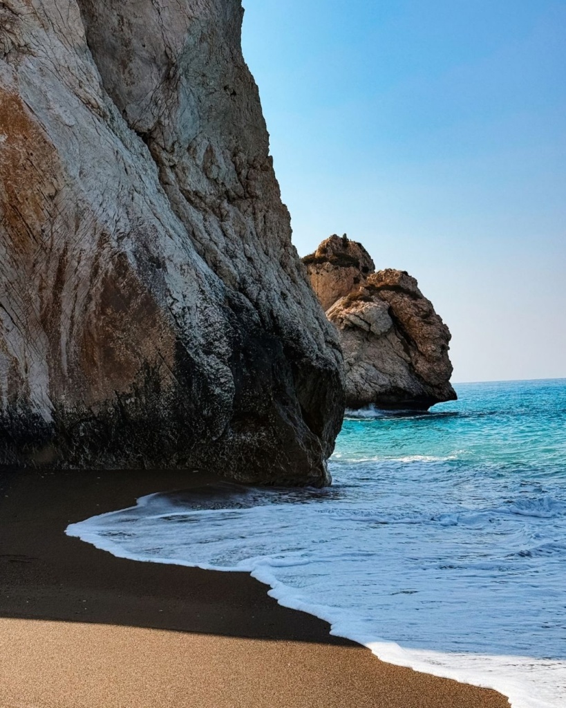 Küpros: Aphrodite Rock (Petra tou Romiou) ja sinine merevesi