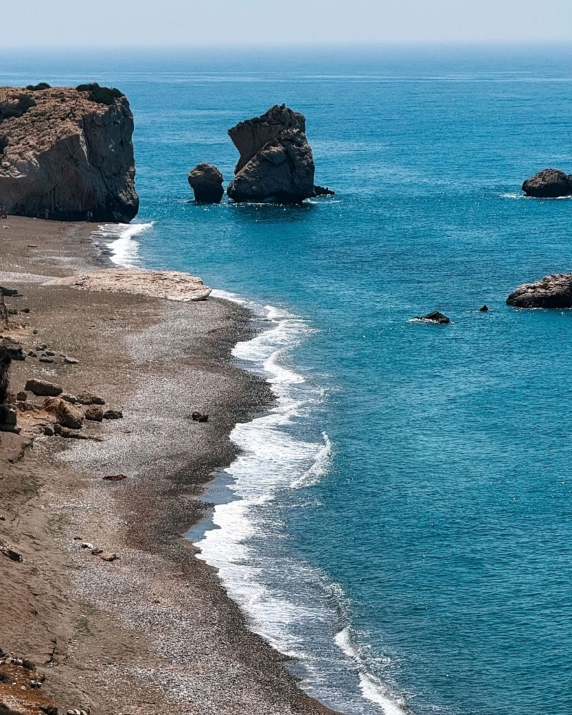 Küpros: Aphrodite Rock (Petra tou Romiou) vaatepunktist vaadatuna