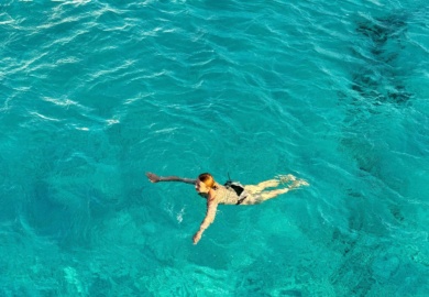 Küprose reis, ujumine sinises laguunis, blue lagoon
